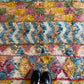 Beni Ouarain Moroccan Colorful Rug (1157) 242x155cm - Joy