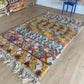 Beni Ouarain Moroccan Colorful Rug (1157) 242x155cm - Joy