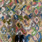 Beni Ouarain Moroccan Colorful Rug (1156) 255x159cm - Amore