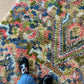 Beni Ouarain Moroccan Colorful Rug (1156) 255x159cm - Amore