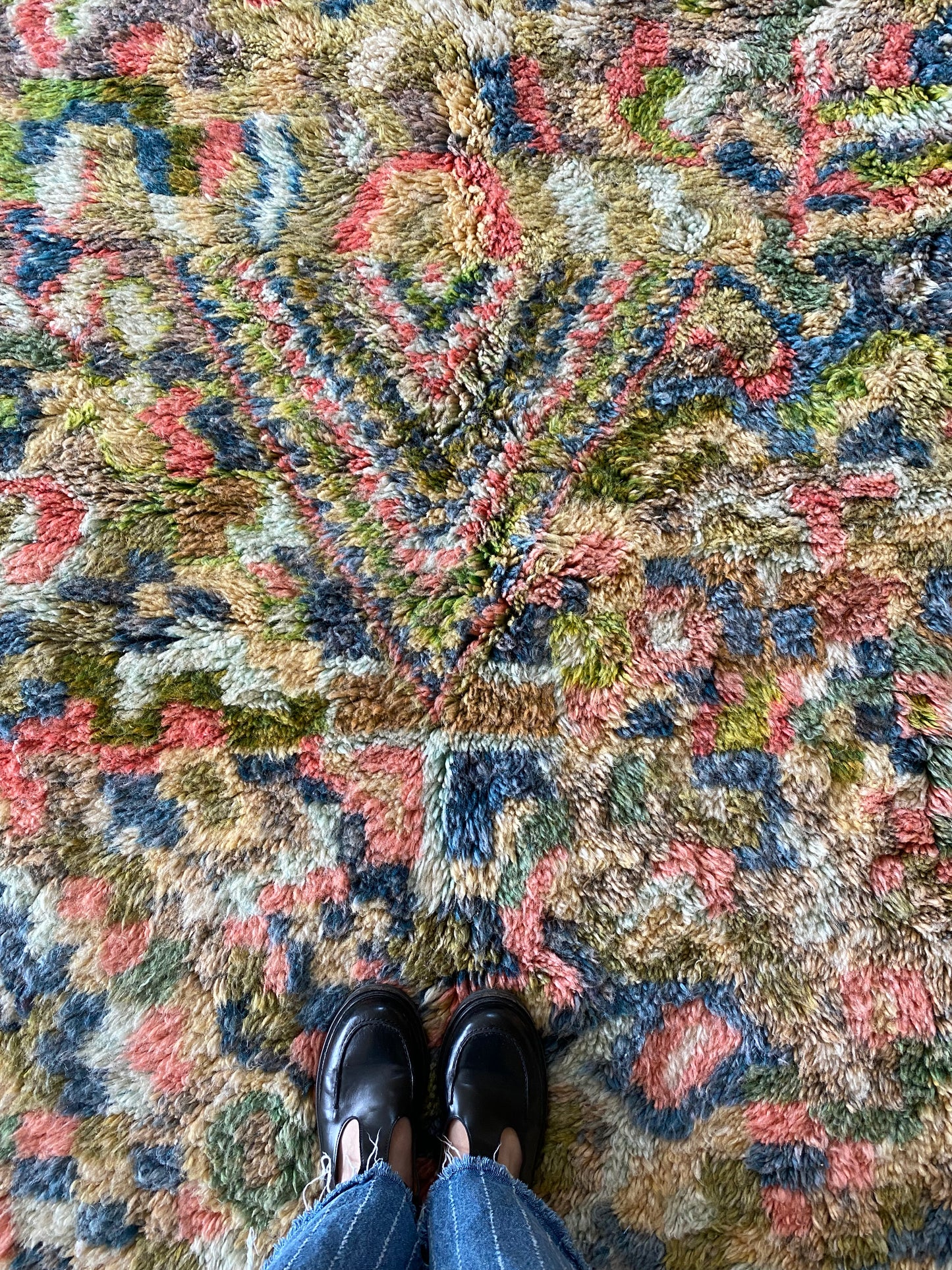 Beni Ouarain Moroccan Colorful Rug (1156) 255x159cm - Amore