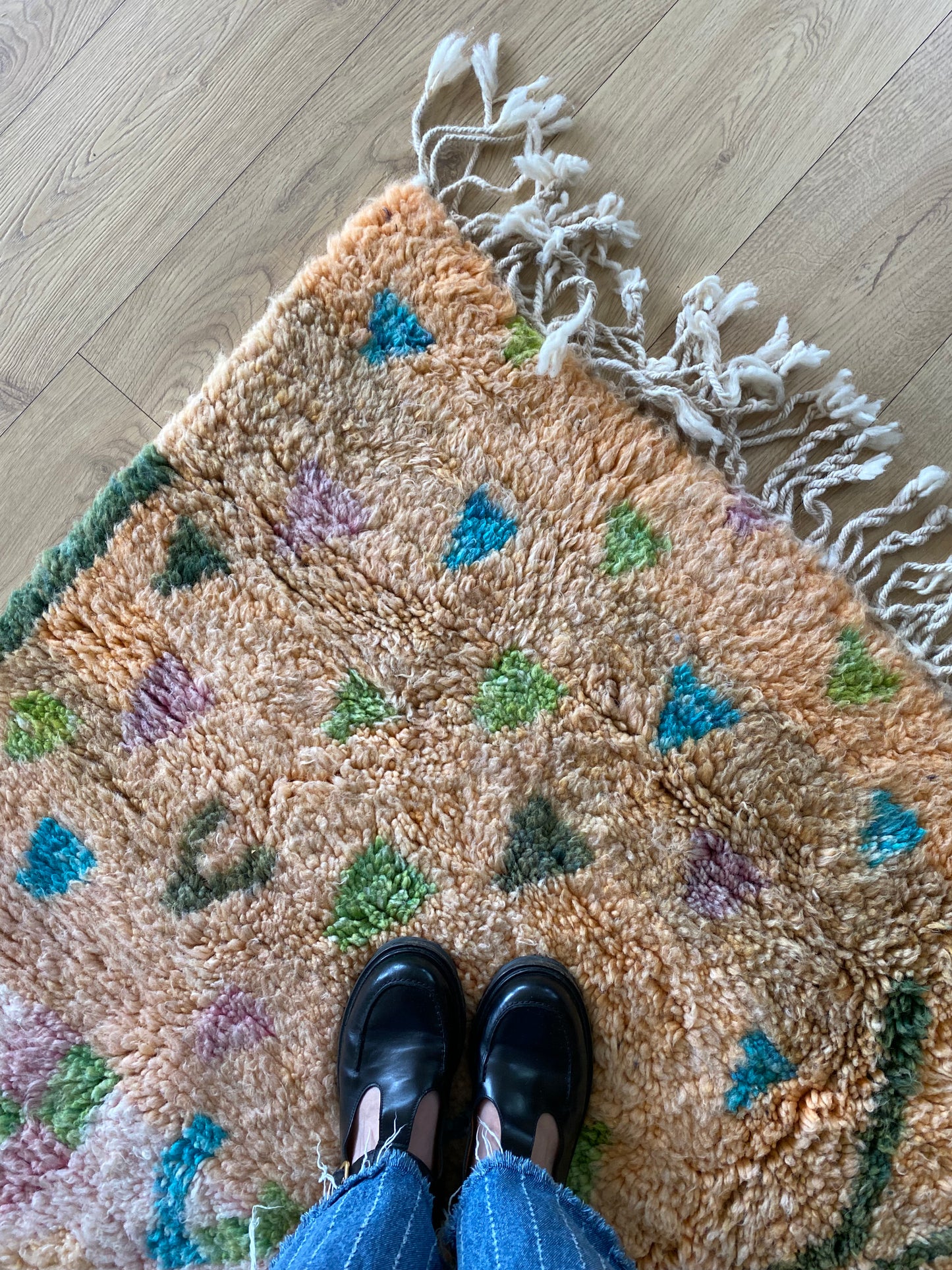 Beni Ouarain Moroccan Colorful Rug (1155) 258x156cm - Mila