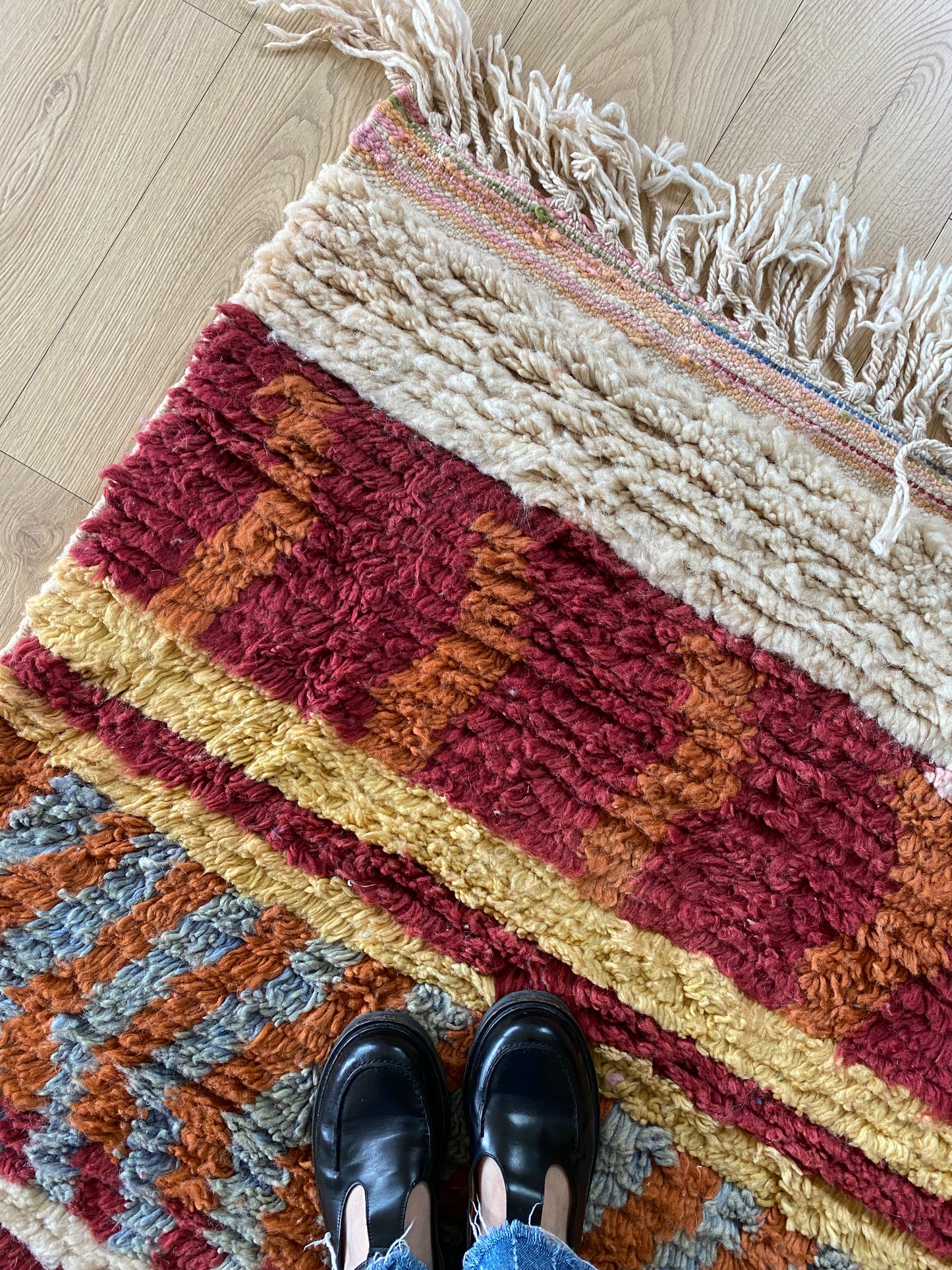 Boujaad Moroccan Colorful Rug (1173) 302x196 - Tasmania