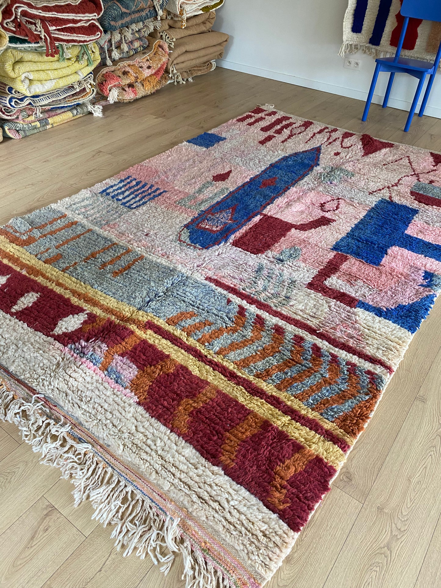 Boujaad Moroccan Colorful Rug (1173) 302x196 - Tasmania
