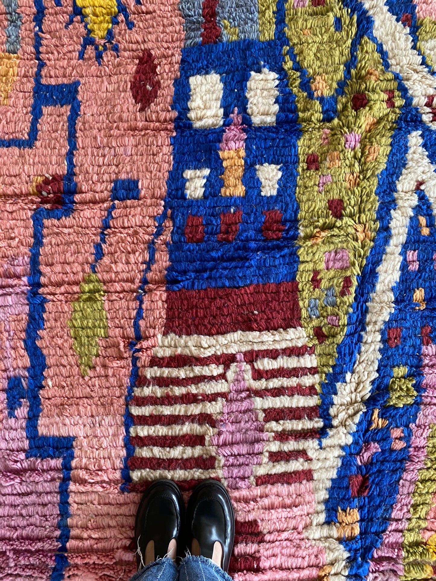 Boujaad Moroccan Colorful Rug (1172) 292x198 - Stella