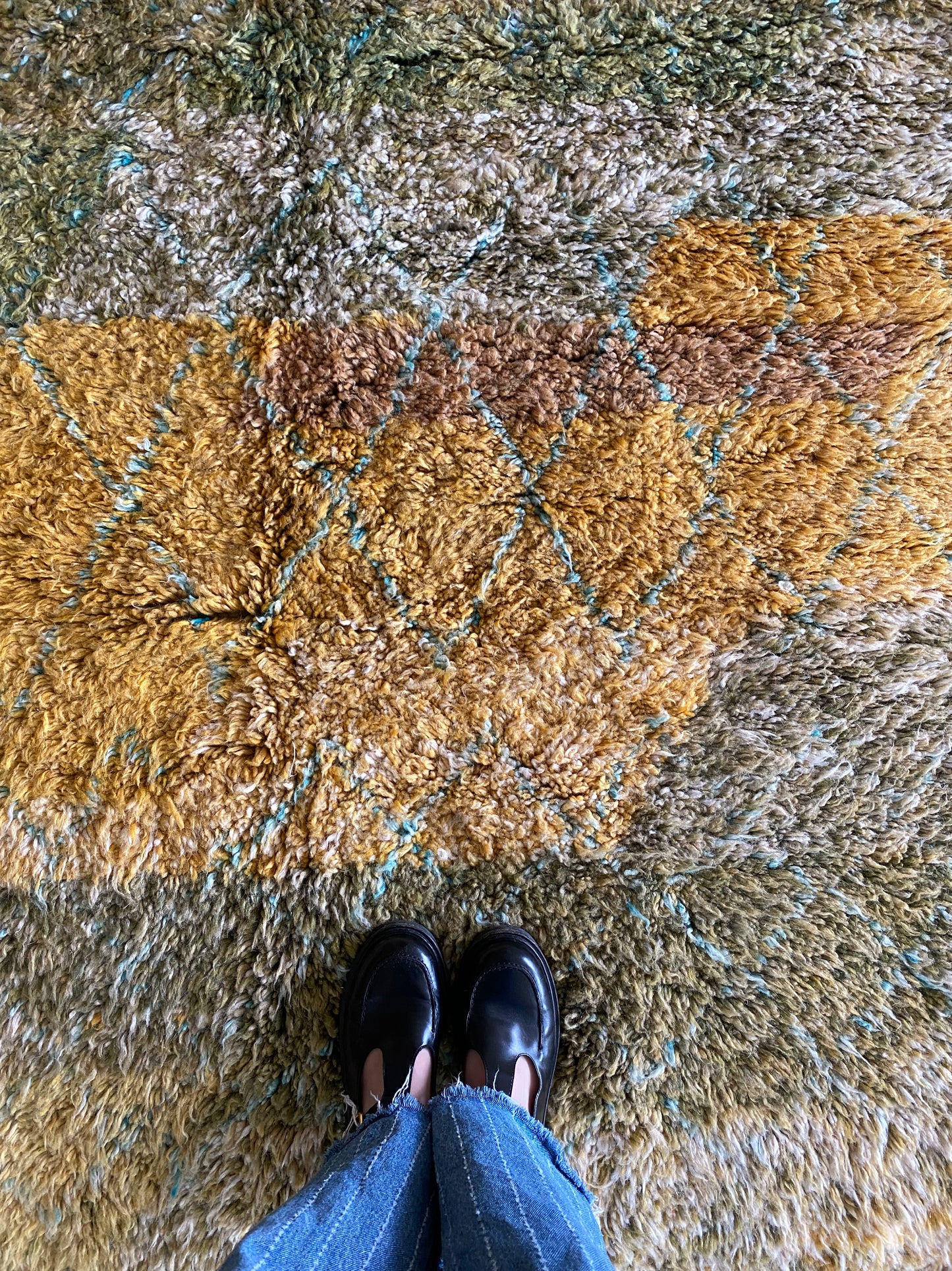 Beni Ouarain Moroccan Colorful Rug (1167) 247x164cm - Costa Rica