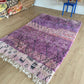 Beni Ouarain Moroccan Colorful Rug (1166) 240x161cm - Lila