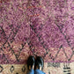 Beni Ouarain Moroccan Colorful Rug (1166) 240x161cm - Lila