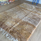 Beni Ouarain Moroccan Colorful Rug (1194) 296x203cm - Burnt Earth