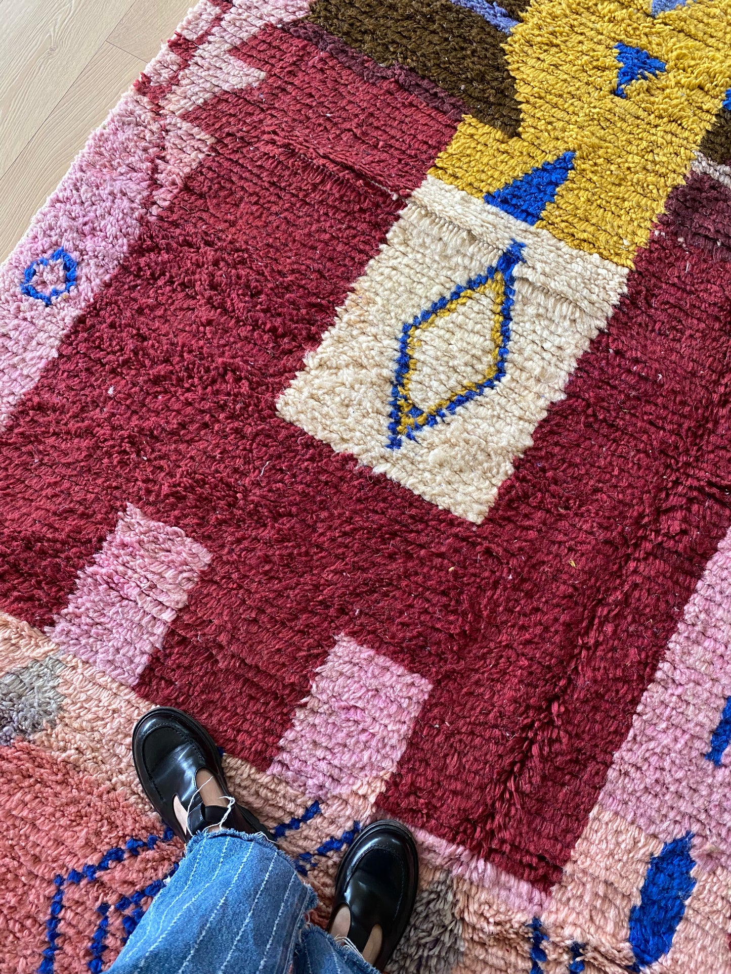 Boujaad Moroccan Colorful Rug (1171) 287x205 - The Castle