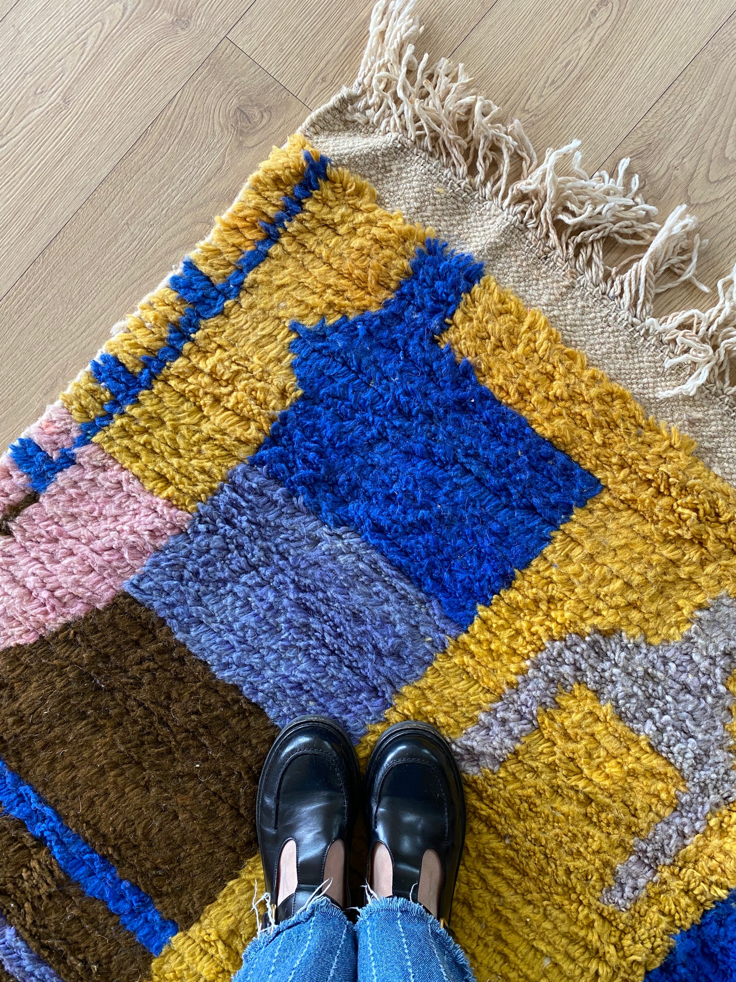 Boujaad Moroccan Colorful Rug (1171) 287x205 - The Castle