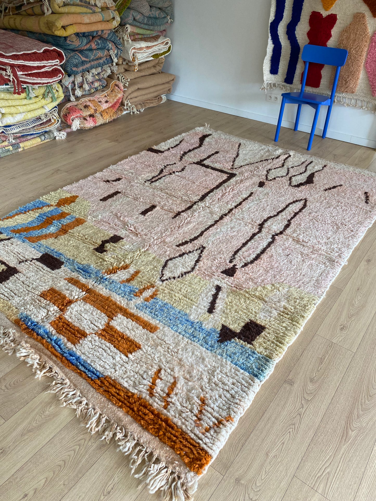 Boujaad Moroccan Colorful Rug (1170) 290x203 - Flow