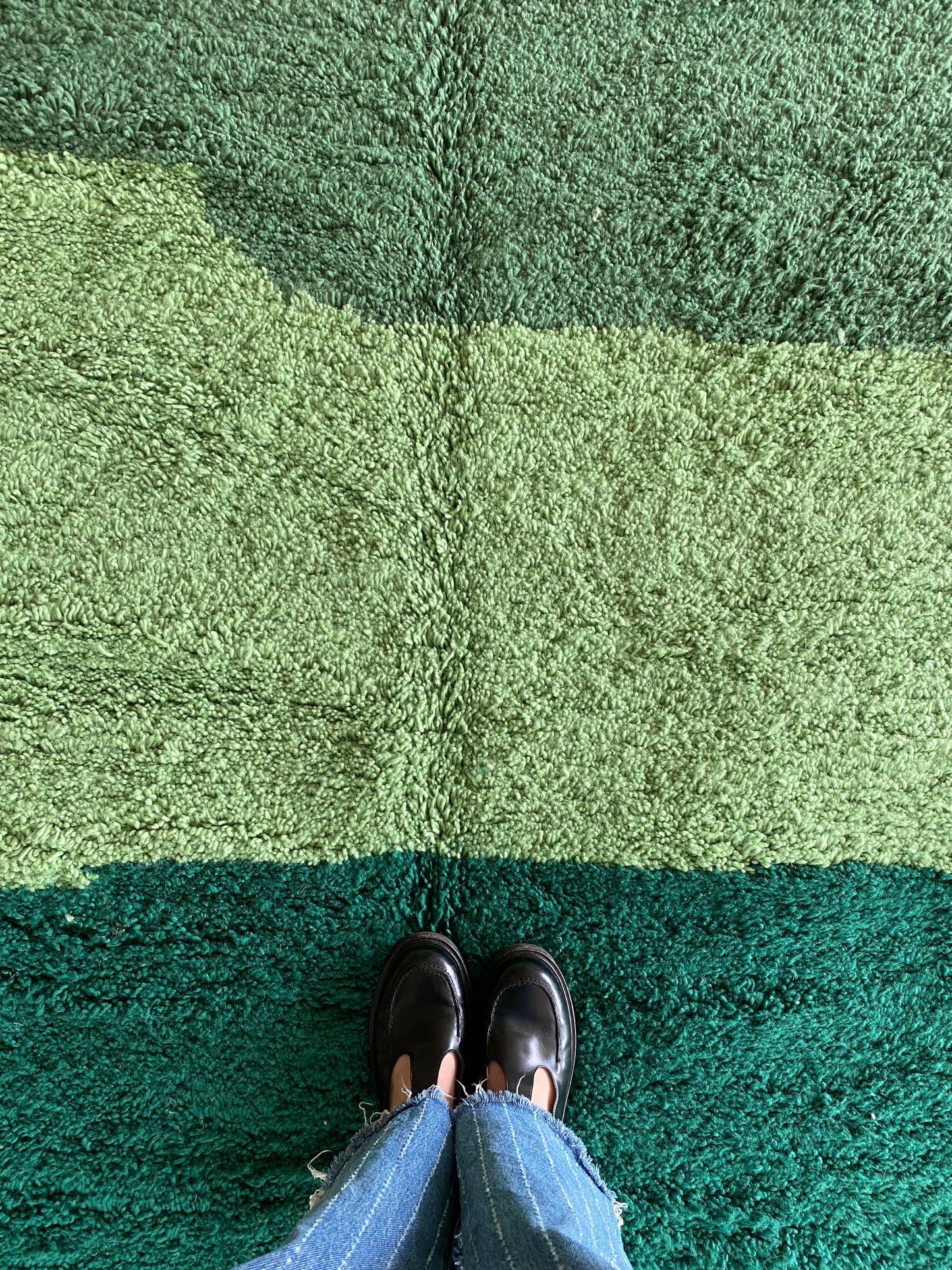 Beni Ouarain Moroccan Colorful Rug (1186) 294x190cm - Algae