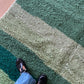 Beni Ouarain Moroccan Colorful Rug (1186) 294x190cm - Algae