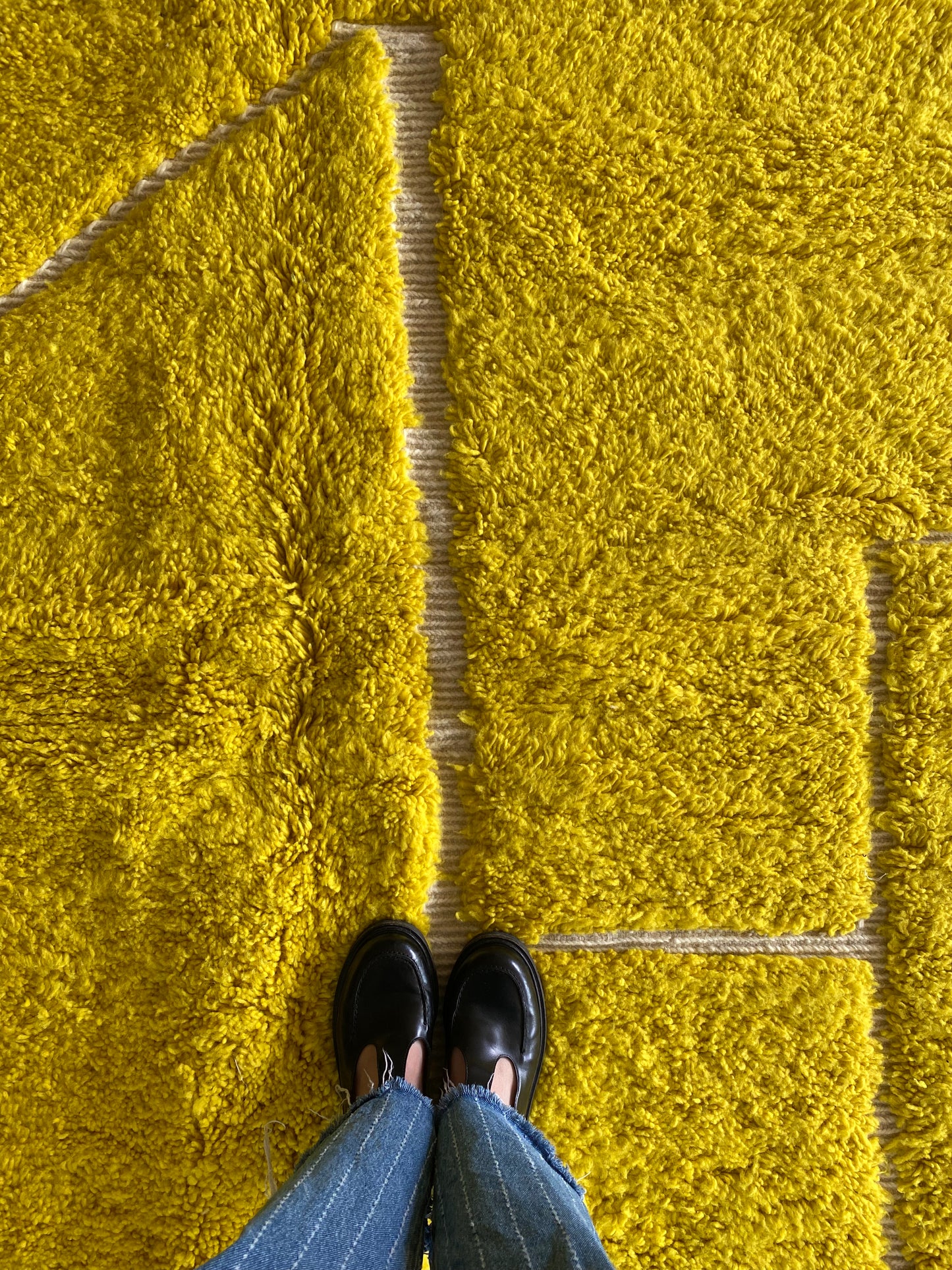 Beni Ouarain Moroccan Colorful Rug (1187) 310x209cm - Canary