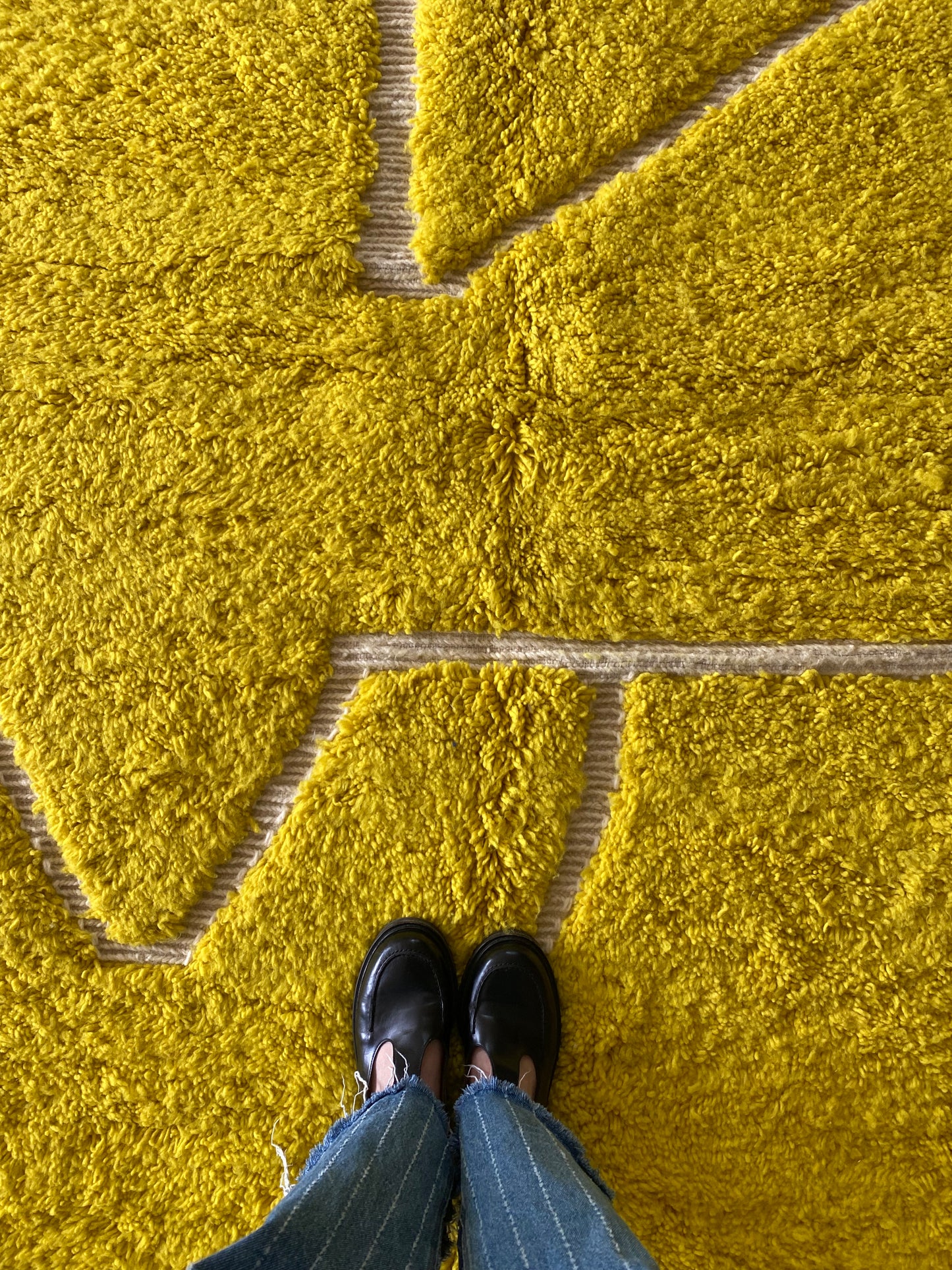 Beni Ouarain Moroccan Colorful Rug (1187) 310x209cm - Canary