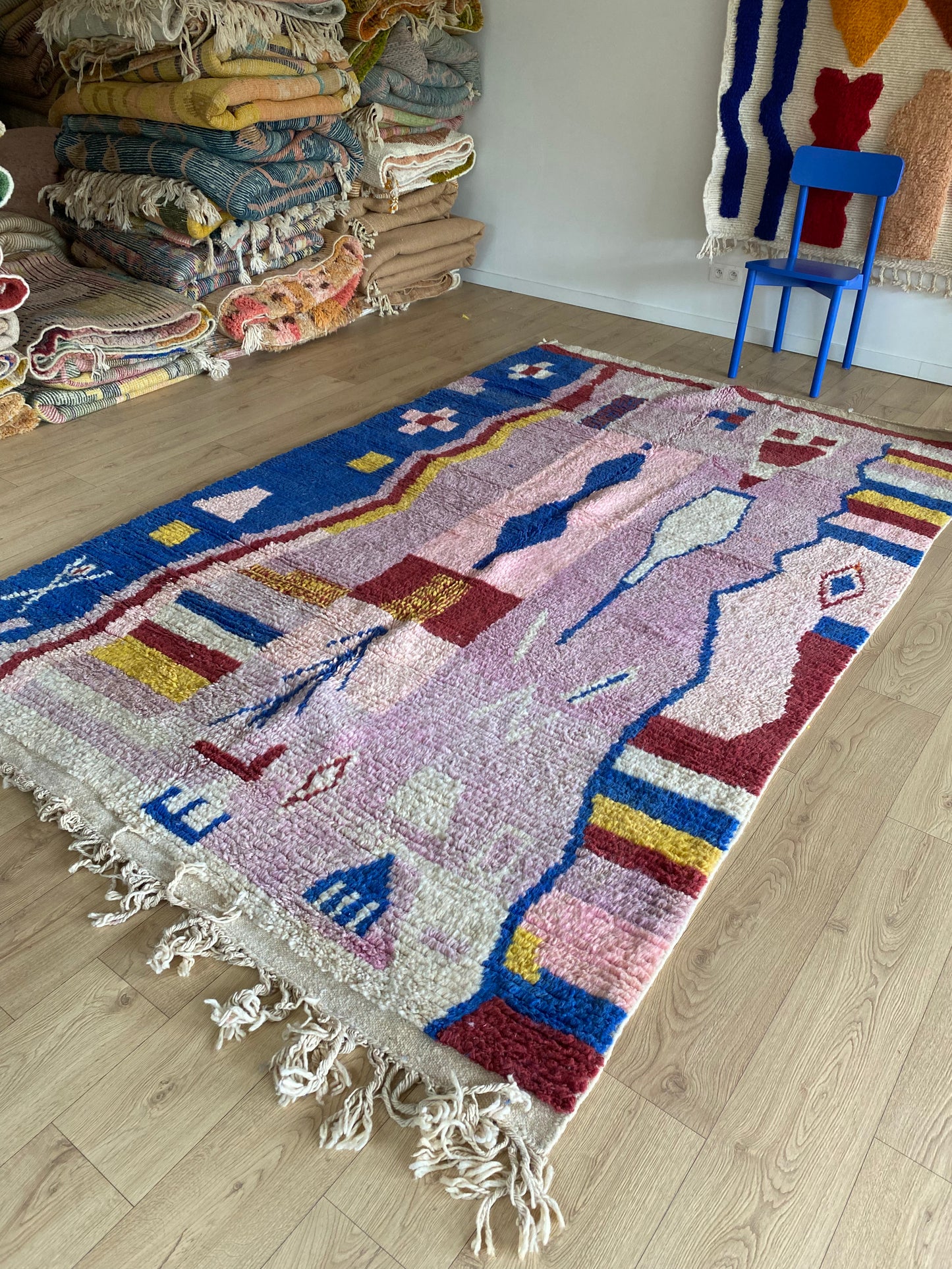 Boujaad Moroccan Colorful Rug (1169) 302x196 - Alba