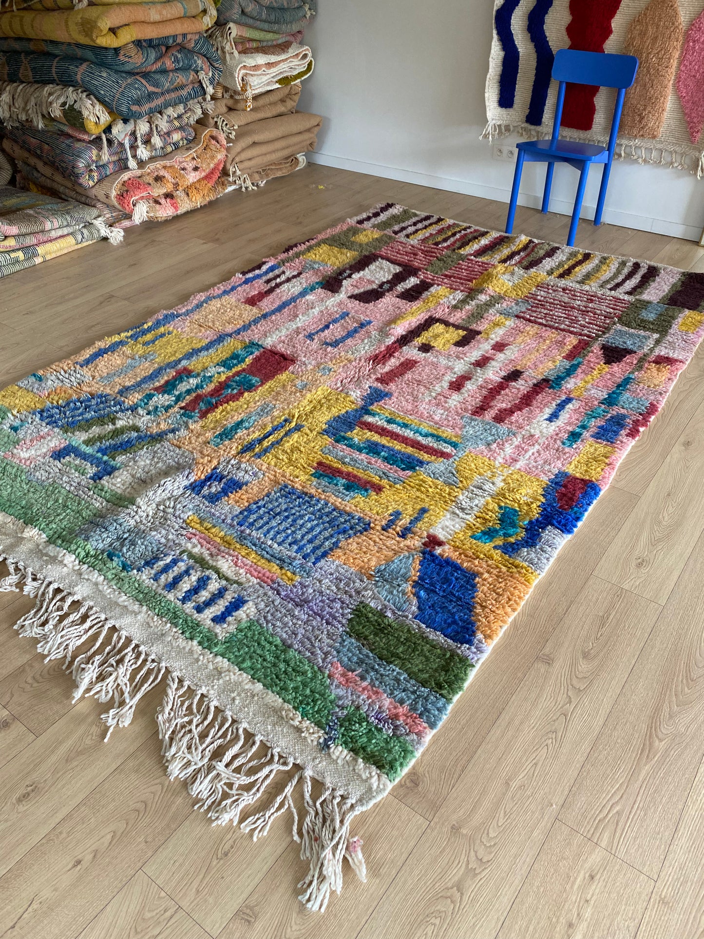 Boujaad Moroccan Colorful Rug (1168) 300x199 - Jade