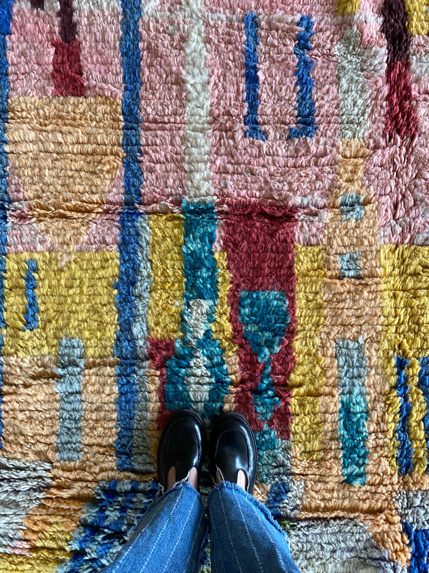 Boujaad Moroccan Colorful Rug (1168) 300x199 - Jade