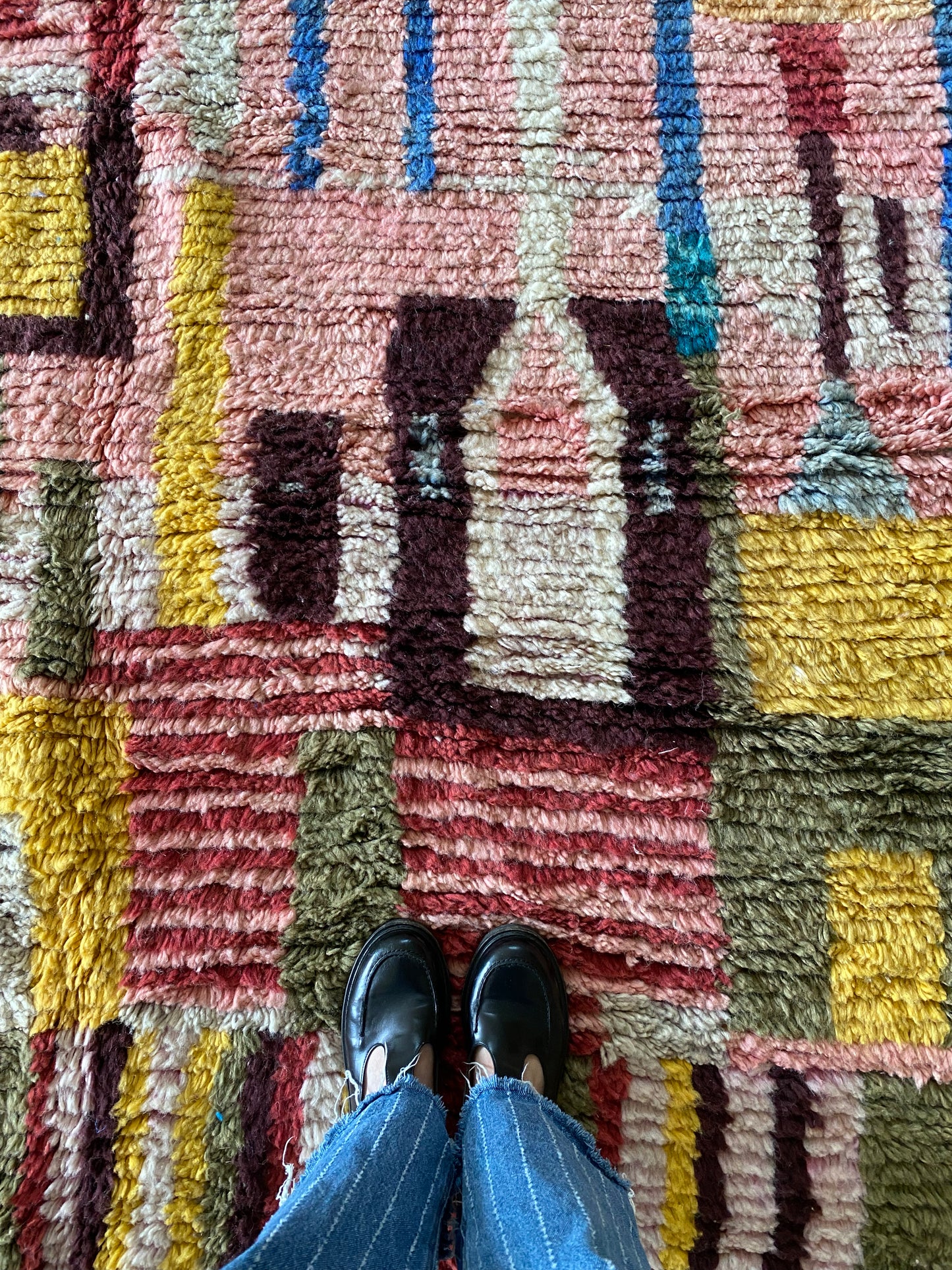 Boujaad Moroccan Colorful Rug (1168) 300x199 - Jade