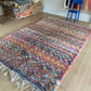 Beni Ouarain Moroccan Colorful Rug (1207) 296x202cm - Pink Flower Fields