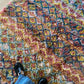 Beni Ouarain Moroccan Colorful Rug (1207) 296x202cm - Pink Flower Fields