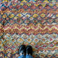 Beni Ouarain Moroccan Colorful Rug (1207) 296x202cm - Pink Flower Fields