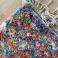 Beni Ouarain Moroccan Colorful Rug (1207) 296x202cm - Pink Flower Fields