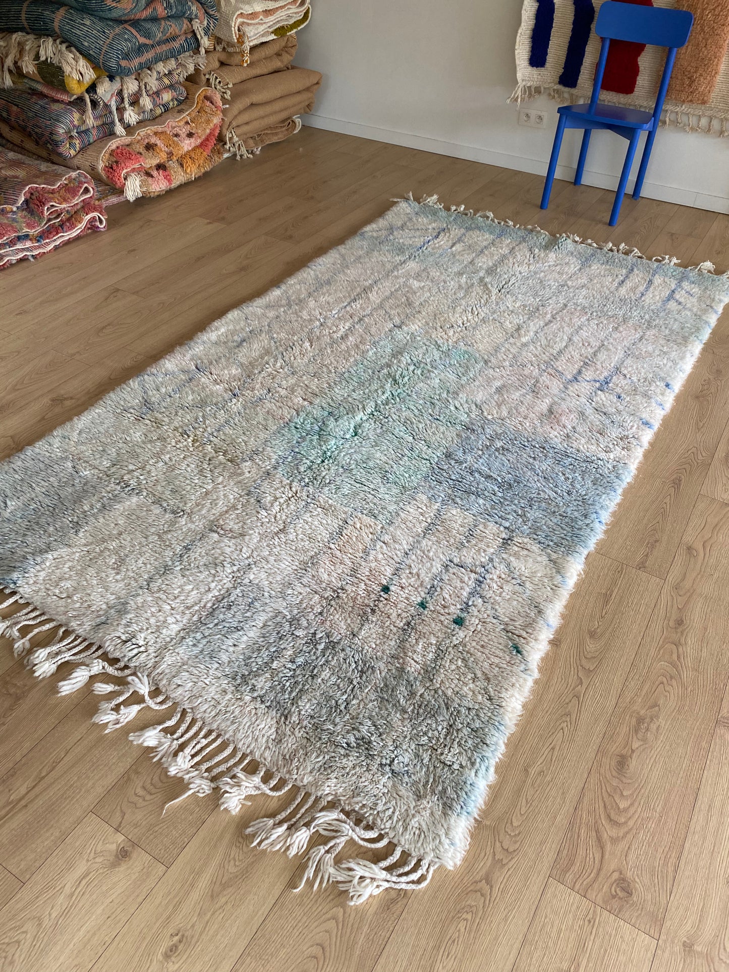 Beni Ouarain Moroccan Colorful Rug (1164) 272x153cm - Lola
