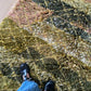 Beni Ouarain Moroccan Colorful Rug (1161) 244x159cm - Moss
