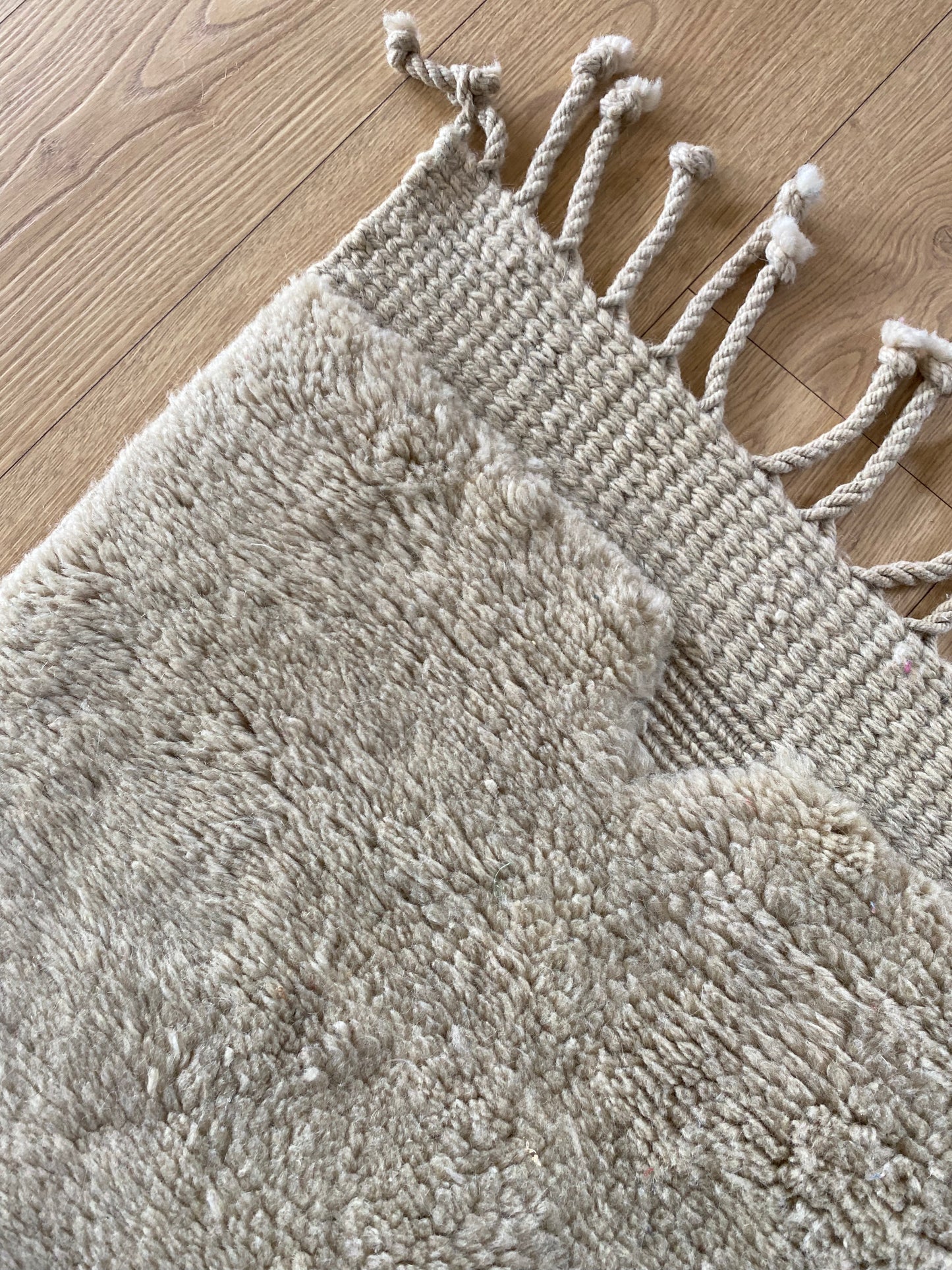 Mrirt Moroccan Rug (1180) 367x300cm - Champagne