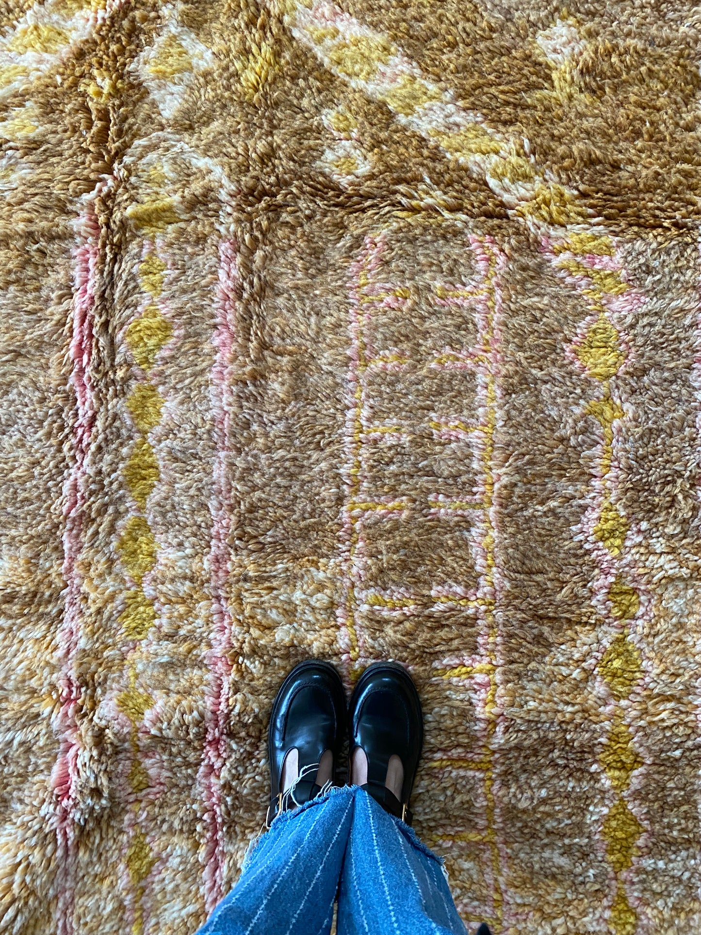 Beni Ouarain Marokkaans kleurrijk tapijt (1198) 292x206cm - Elisa