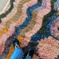 Beni Ouarain Moroccan Colorful Rug (1153) 235x159cm - Jungle