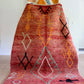 Boujaad Moroccan Colorful Rug (1208) 255x170 - Red Earth
