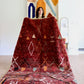 Boujaad Moroccan Colorful Rug (1210) 253x162 - Burnt