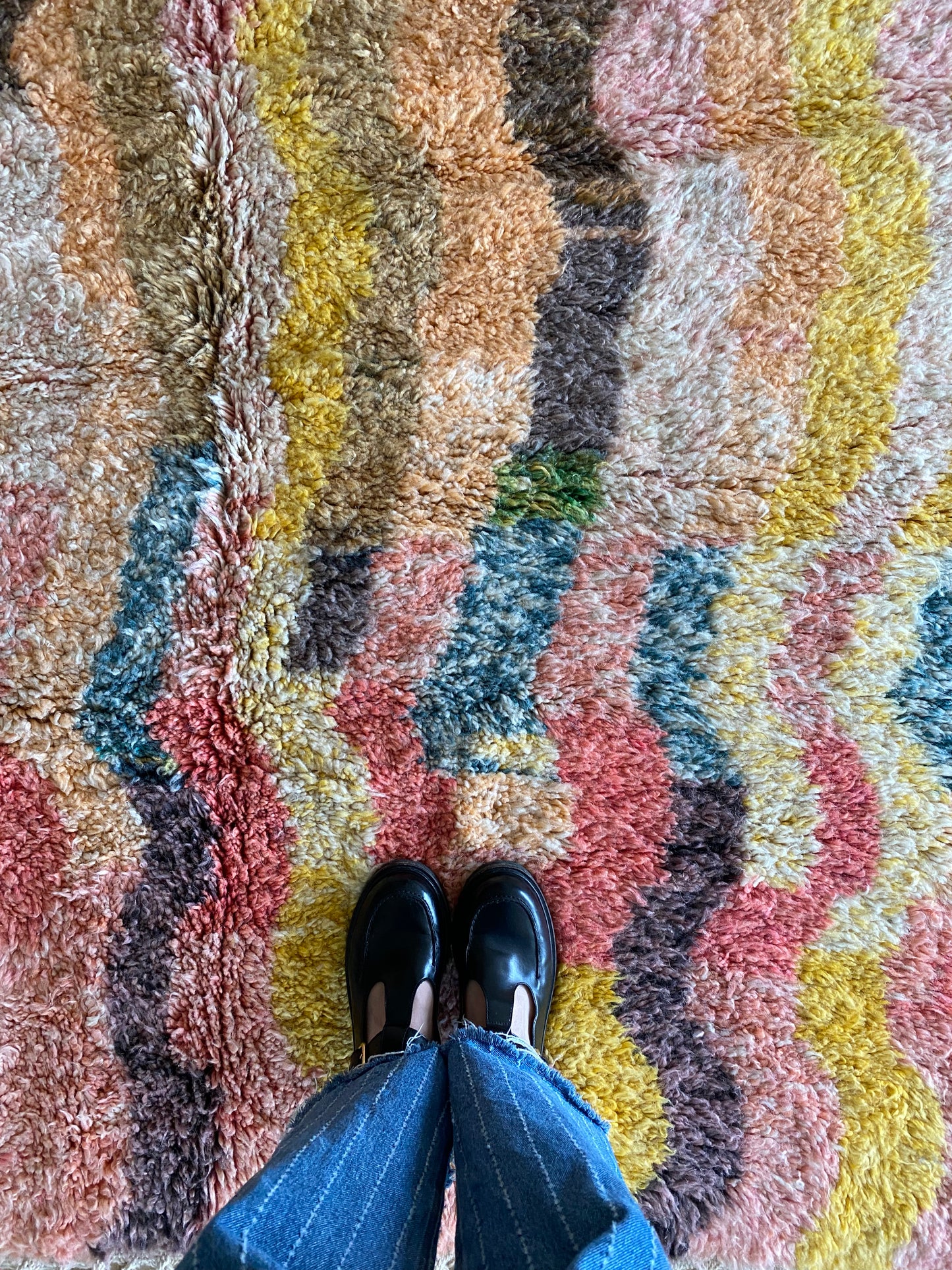 Beni Ouarain Moroccan Colorful Rug (1152) 235x175cm - Surprise