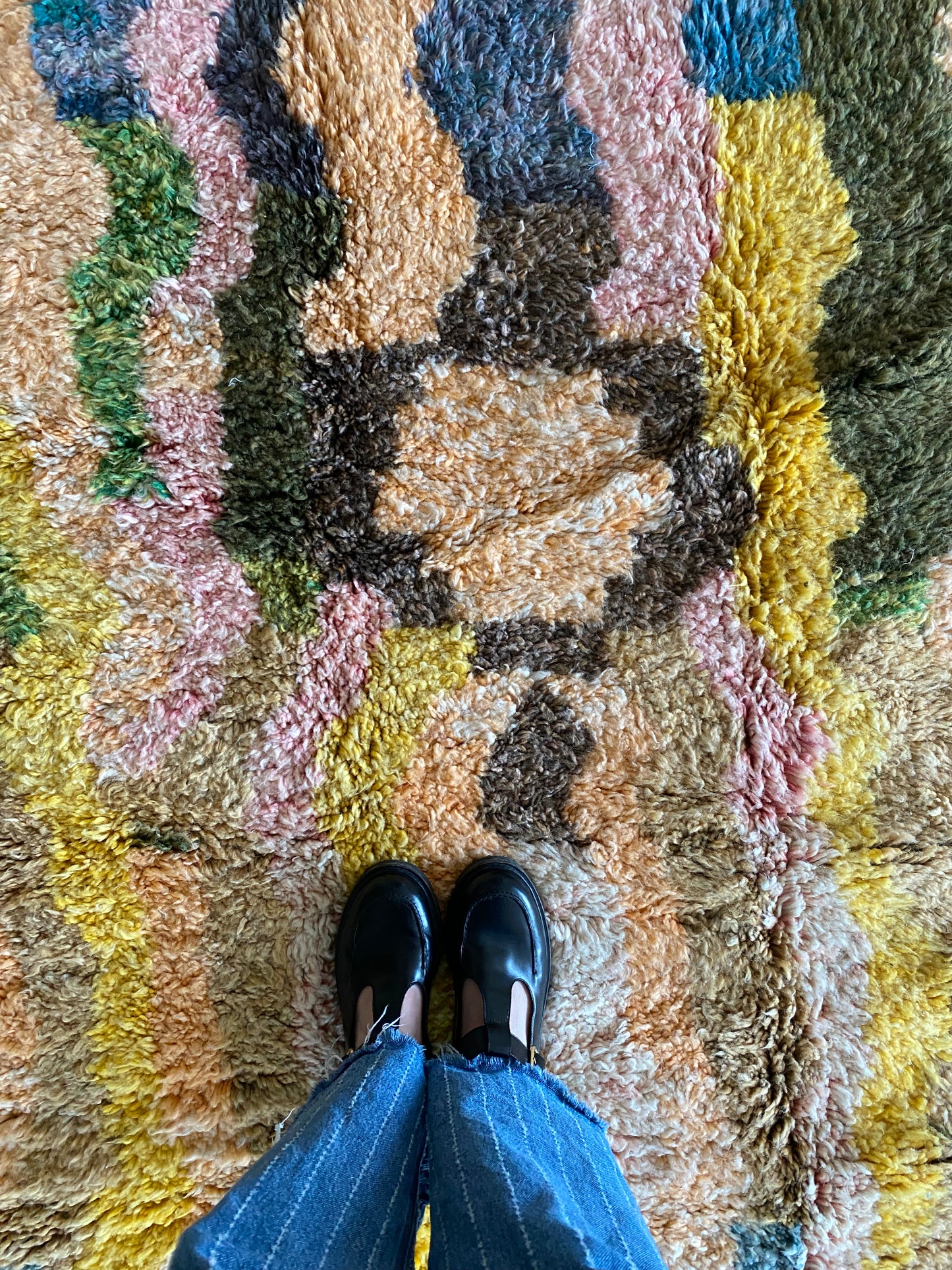 Beni Ouarain Moroccan Colorful Rug (1152) 235x175cm - Surprise