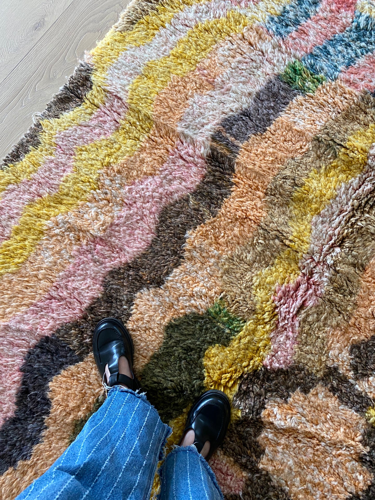 Beni Ouarain Moroccan Colorful Rug (1152) 235x175cm - Surprise