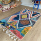 Beni Ouarain Moroccan Colorful Rug (1151) 255x160cm - Lilou