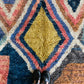 Beni Ouarain Moroccan Colorful Rug (1151) 255x160cm - Lilou