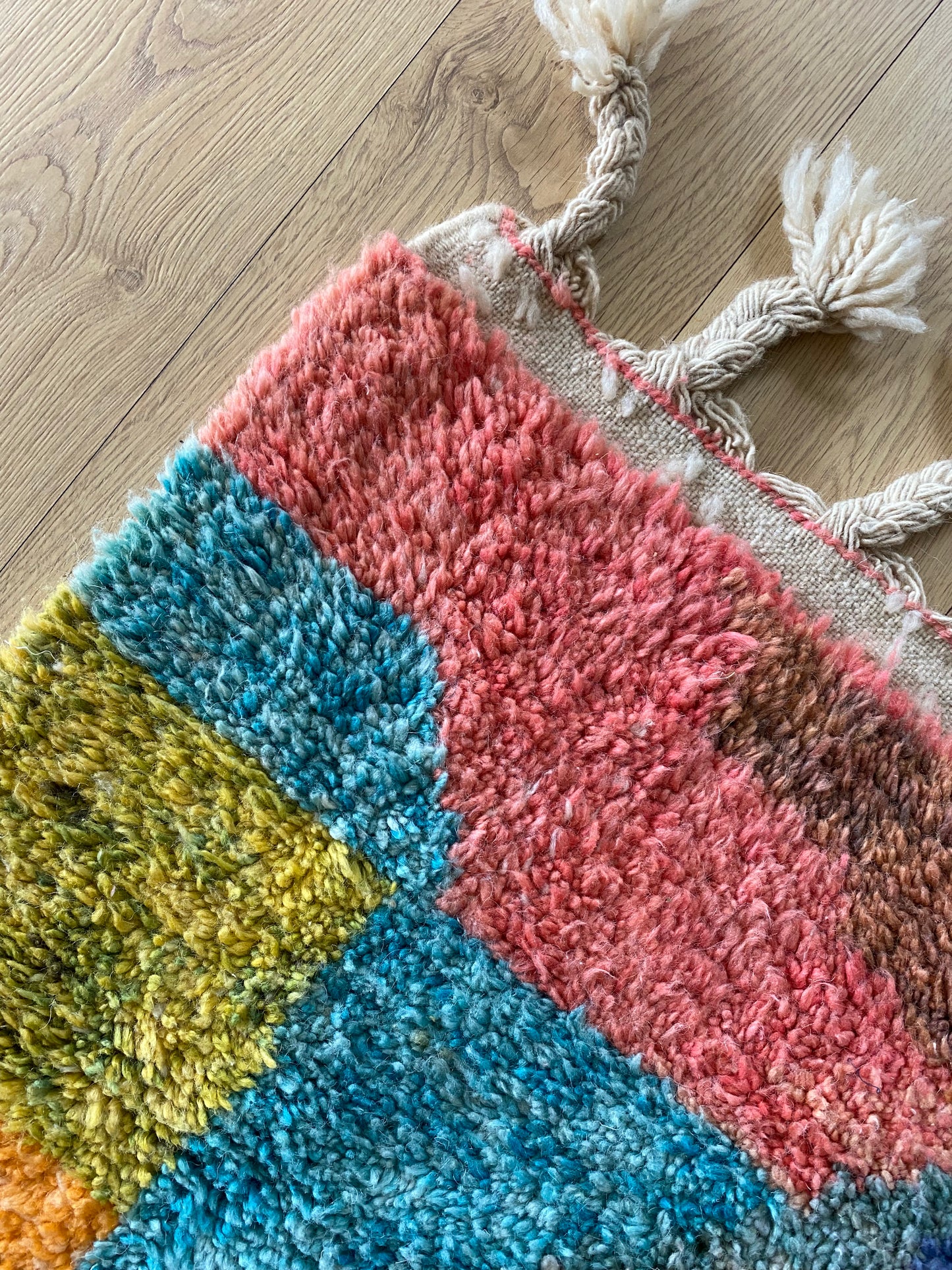 Beni Ouarain Moroccan Colorful Rug (1151) 255x160cm - Lilou