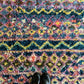 Beni Ouarain Moroccan Colorful Rug (1192) 295x190cm - Blue Flower Fields