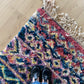 Beni Ouarain Moroccan Colorful Rug (1192) 295x190cm - Blue Flower Fields