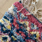 Beni Ouarain Moroccan Colorful Rug (1192) 295x190cm - Blue Flower Fields