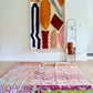 Beni Ouarain Moroccan Colorful Rug (1237) 307x197cm - Nap in the garden