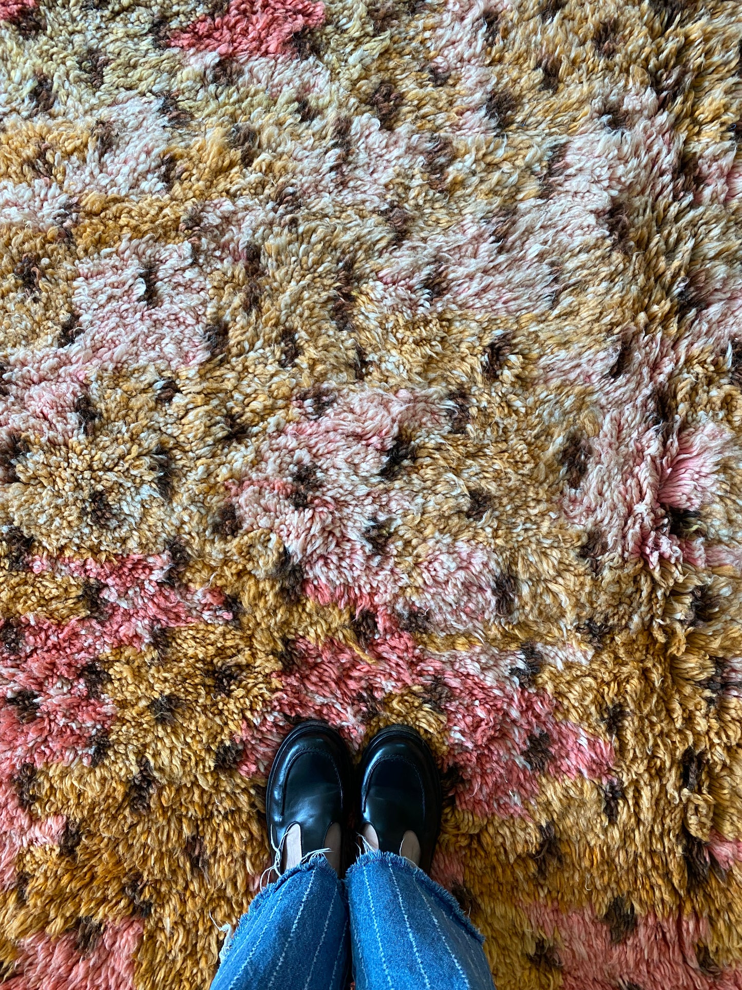 Beni Ouarain Moroccan Colorful Rug (1205) 280x212cm - Leopard