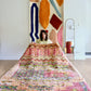 Beni Ouarain Moroccan Colorful Rug (1236) 293x188cm - Flower Fields