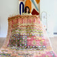 Beni Ouarain Moroccan Colorful Rug (1236) 293x188cm - Flower Fields