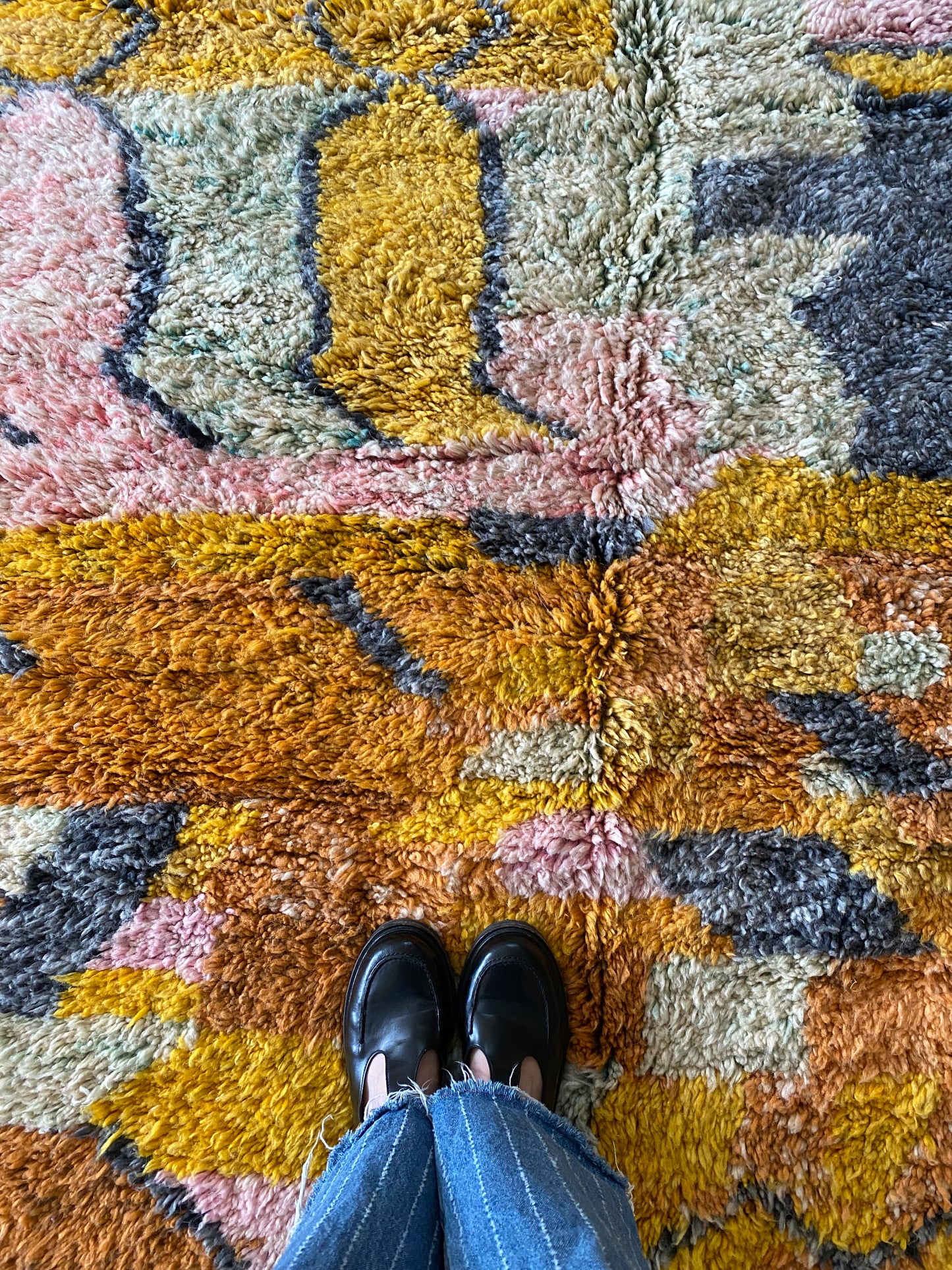 Beni Ouarain Moroccan Colorful Rug (1149) 232x165cm - Apero Time