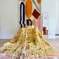 Beni Ouarain Moroccan Colorful Rug (1235) 304x213cm - Chartreuse
